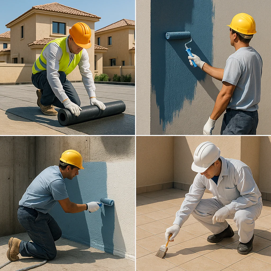 أنواع العوازل المائية وكيفية اختيار الأنسب لمنزلك